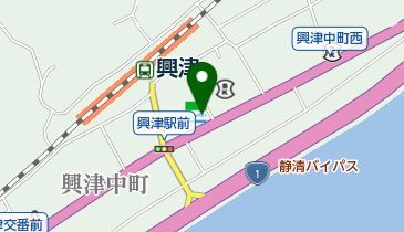 ファミリーマート 清水興津駅前店の地図画像