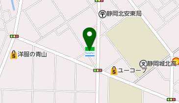 ファミリーマート 静岡大岩二丁目店の地図画像