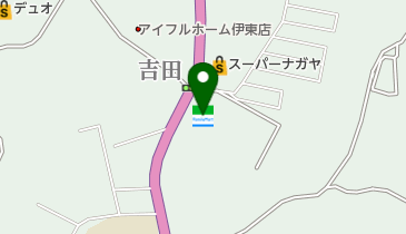 ファミリーマート 伊東川奈店の地図画像