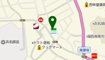 ファミリーマート 湖西中之郷店の地図画像