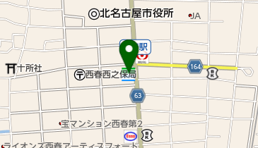 ファミリーマート 西春店の地図画像