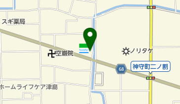 ファミリーマート 津島越津柳之内店の地図画像