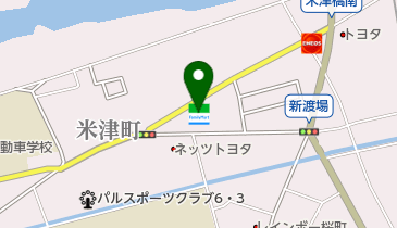 ファミリーマート 西尾新渡場店の地図画像