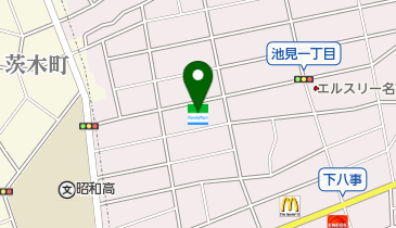 ファミリーマート 天白元八事店の地図画像