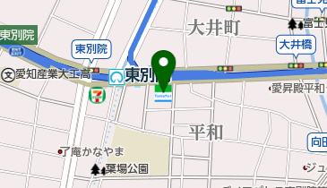 ファミリーマート 東別院駅前店の地図画像