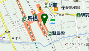 ファミリーマート 新豊橋駅店の地図画像