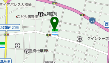 ファミリーマート 豊橋上伝馬町店の地図画像
