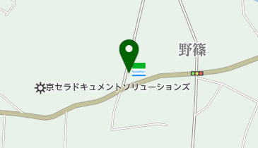 ファミリーマート たまき野篠店の地図画像