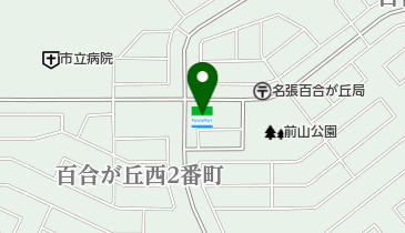 ファミリーマート 名張百合が丘店の地図画像