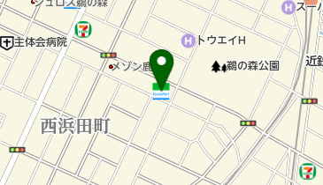 ファミリーマート 四日市鵜の森店の地図画像