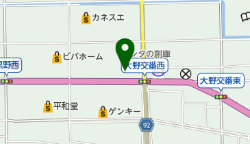 ファミリーマート 大野黒野店の地図画像