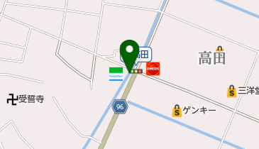 ファミリーマート 養老下高田店の地図画像