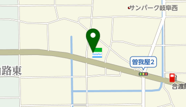 ファミリーマート 岐阜曽我屋店の地図画像