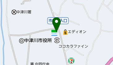 ファミリーマート 新中津川中村店の地図画像