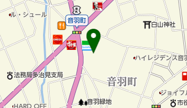ファミリーマート 多治見音羽町店の地図画像