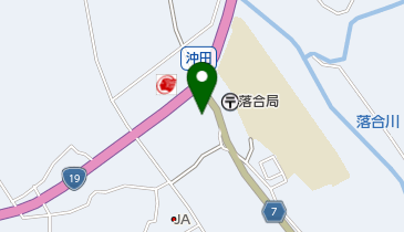 ファミリーマート 新中津川落合店の地図画像