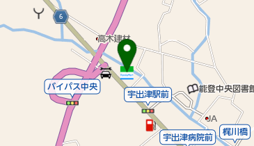 ファミリーマート 能都宇出津店の地図画像