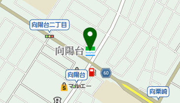 ファミリーマート 内灘向陽台店の地図画像