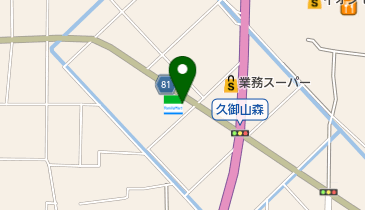 ファミリーマート 久御山森店の地図画像