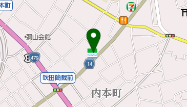 ファミリーマート 吹田内本町店の地図画像