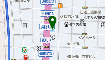 ファミリーマート 淡路町三丁目店の地図画像