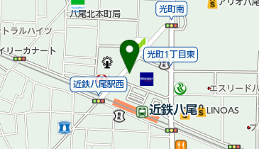 ファミリーマート 八尾光町店の地図画像
