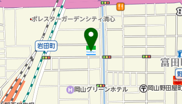 ファミリーマート 岡山岩田店の地図画像