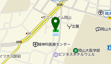 ファミリーマート 岡山鹿田店の地図画像