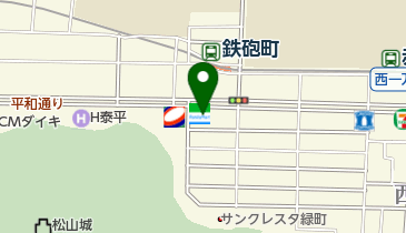 ファミリーマート 松山平和通り店の地図画像