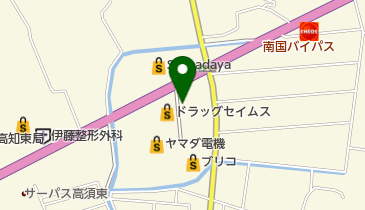 ファミリーマート 高知介良バイパス店の地図画像