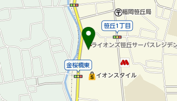 ファミリーマート 福岡笹丘一丁目店の地図画像