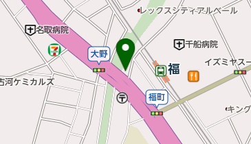 ファミリーマート 福町二丁目店の地図画像