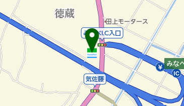 ファミリーマート みなべインター店の地図画像