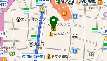 ファミリーマート 小浦なんばパークス店の地図画像