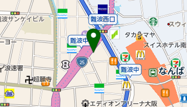 ファミリーマート 難波中一丁目店の地図画像