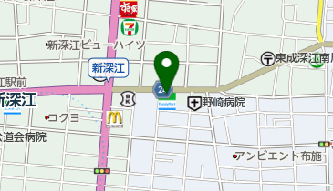 ファミリーマート 東大阪足代北一丁目店の地図画像