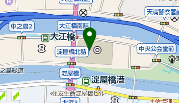 ファミリーマート 大阪市役所店の地図画像