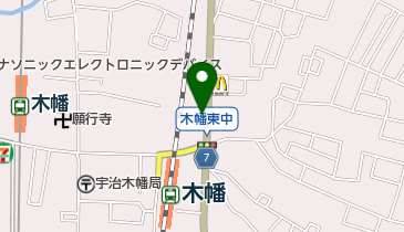 ファミリーマート 宇治木幡店の地図画像