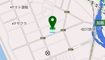 ファミリーマート 竹島二丁目店の地図画像