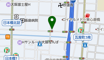 ファミリーマート 島之内二丁目店の地図画像