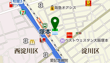 ファミリーマート 塚本二丁目店の地図画像