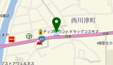 ファミリーマート 楽山店の地図画像
