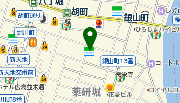 ファミリーマート 銀山町店の地図画像