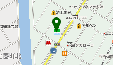 ファミリーマート 宇多津浜店の地図画像