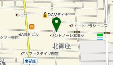 ファミリーマート 高知御座店の地図画像