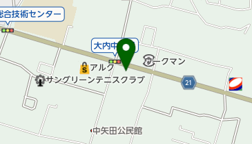 ファミリーマート 大内矢田店の地図画像