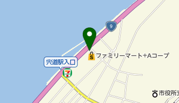 ファミリーマート Aコープしんじ店の地図画像
