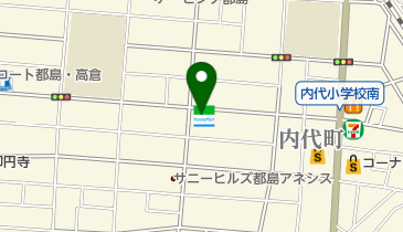 ファミリーマート 内代町二丁目店の地図画像