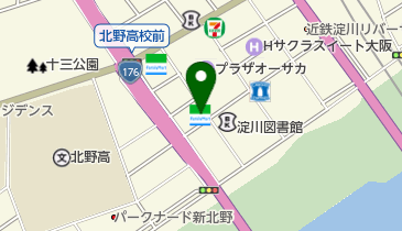 ファミリーマート 淀川図書館前店の地図画像