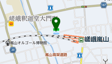 ファミリーマート 嵯峨嵐山駅北口店の地図画像